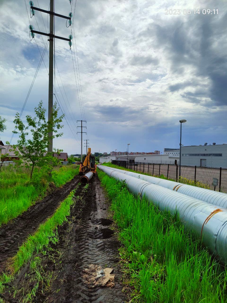 Строительство ТС ЖК Лугометрия к МКД15